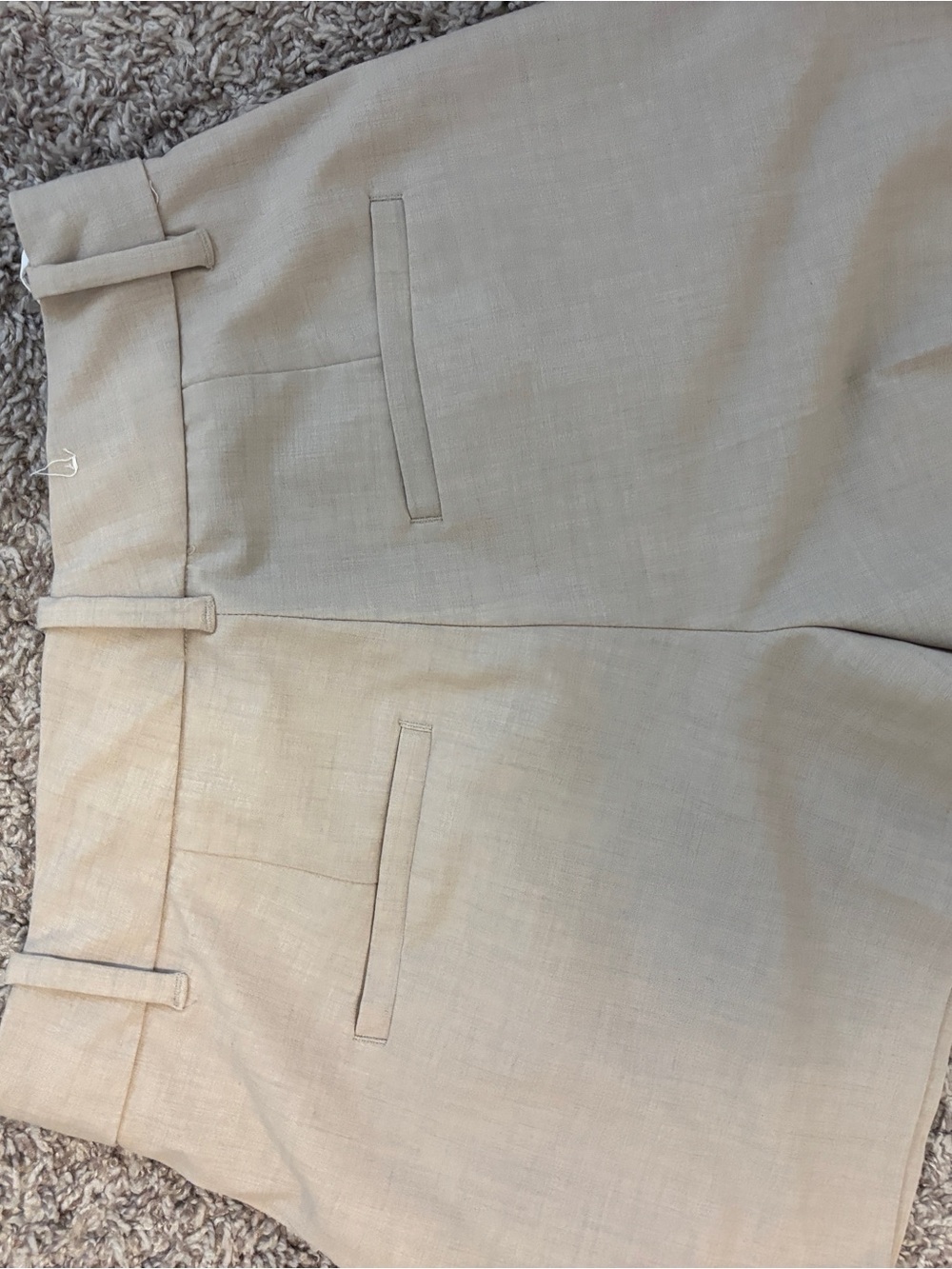 For both! Aritzia Women's High-Waist Pleated Shorts - Cream & Light Taupe - Picture 3 of 4